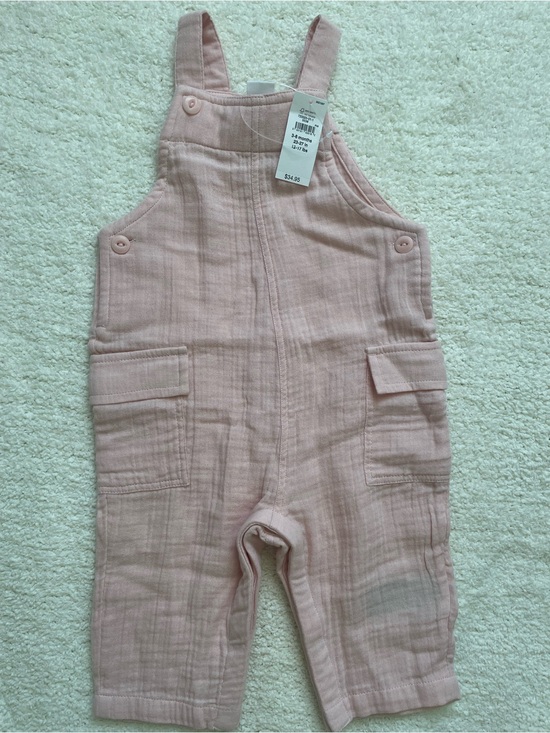 GAP Other - GAP Dusty Pink Cotton Baby Overalls